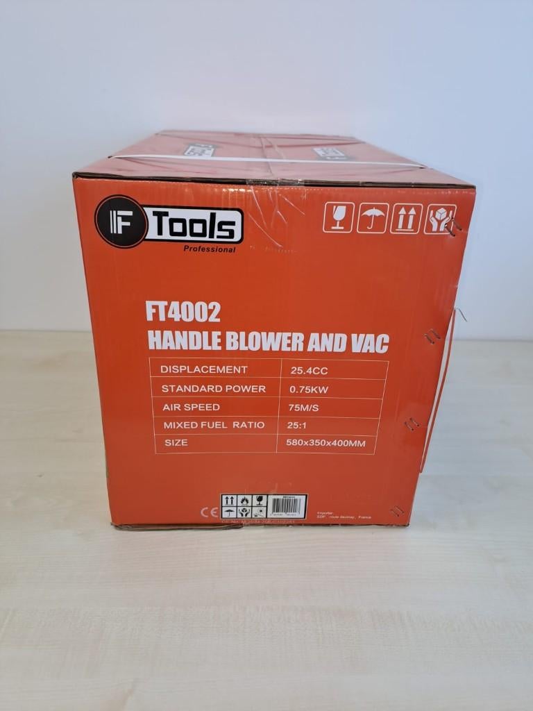 F TOOLS HANDLE BLOWER AND VAC, Tuin en Terras, Bladblazers, Benzine, Bcaimportslala@gmail.com, Nieuw, Ophalen of Verzenden
