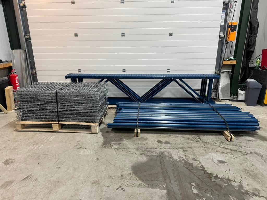 Polypal Legbordstelling / Grootvakstelling 10m x 3m, Zakelijke goederen, Kantoor en Winkelinrichting | Magazijn, Stelling en Opslag