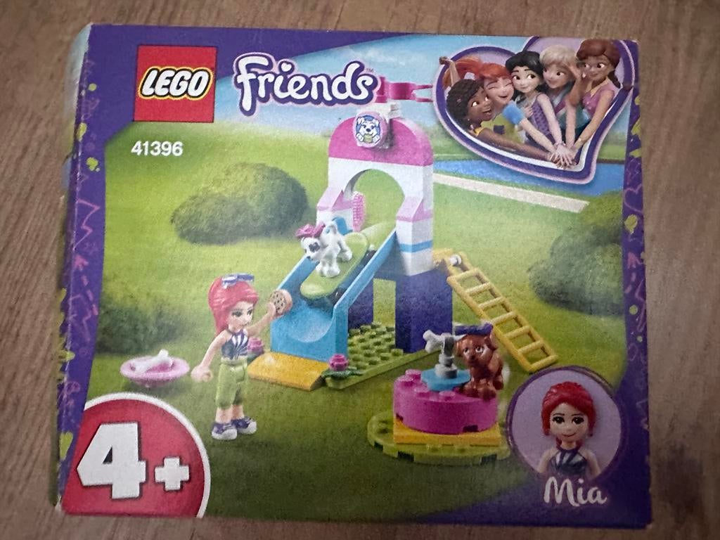 LEGO Friends Puppy Playground 41396, Ophalen of Verzenden, Zo goed als nieuw, Complete set, Lego