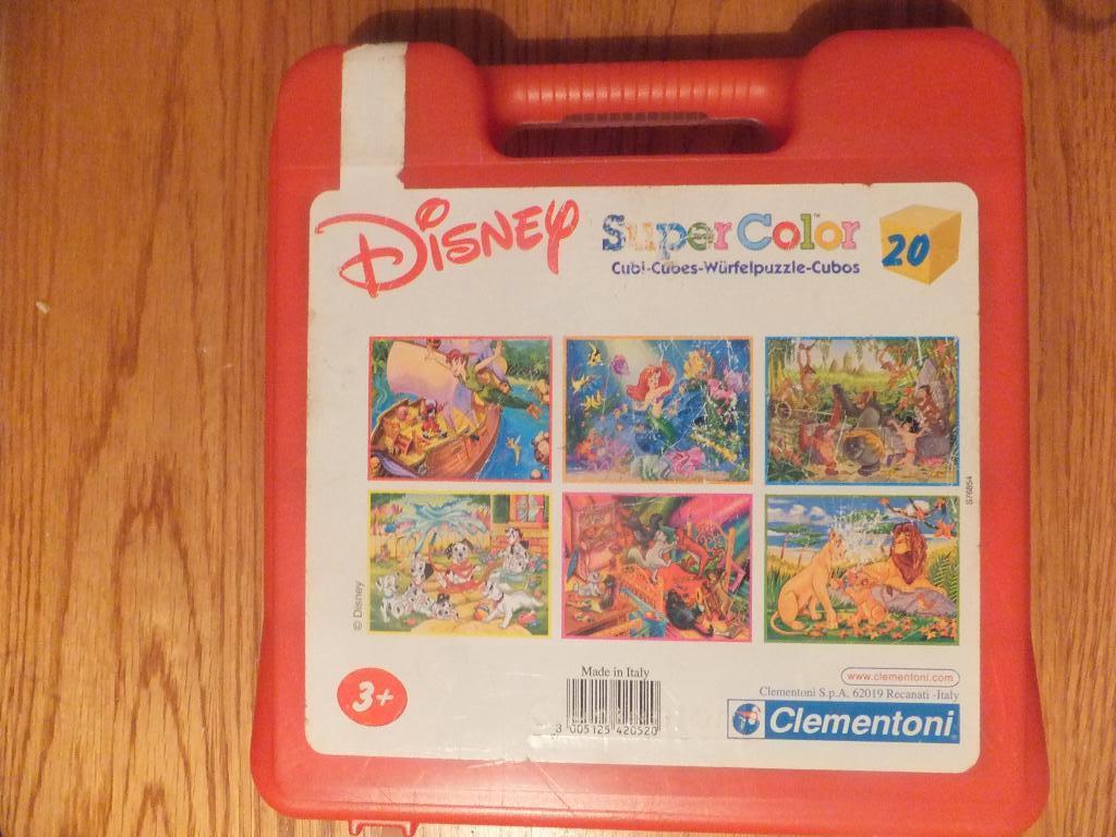 Blokkenpuzzel van Clementoni 6 Disney puzzels, Ophalen of Verzenden, 10 tot 50 stukjes, Gebruikt, 6 jaar of ouder