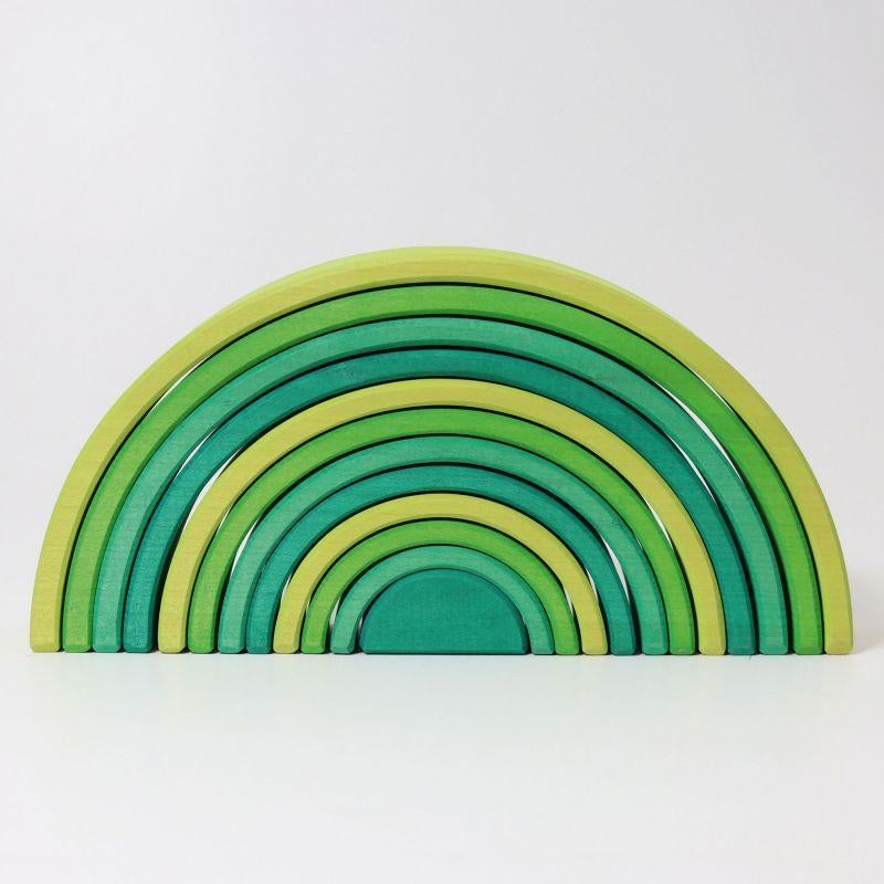 Grimms houten regenboog weidegroen, Verzenden, Nieuw, Overige typen