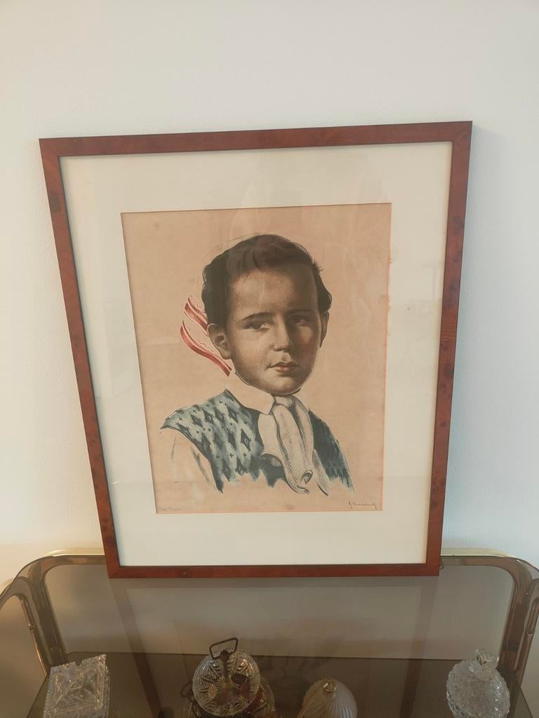 Portret van een jongen - Roger Hebbelinck, Ophalen