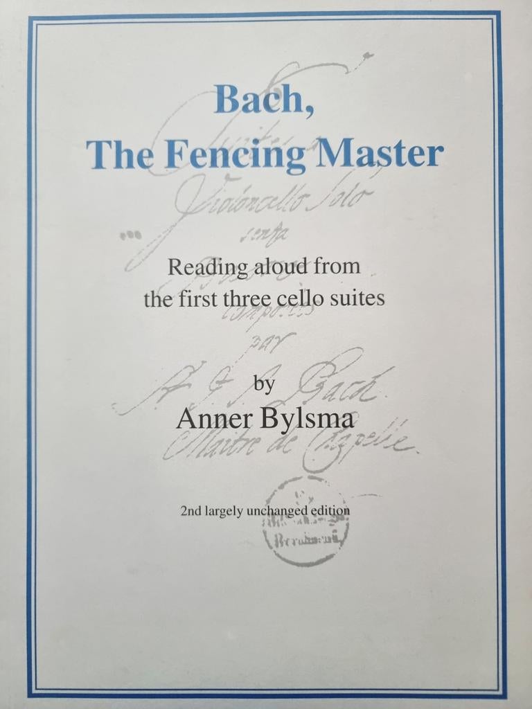 Bach, The Fencing Master - The first three Cello Suites, Klassiek, Ophalen of Verzenden, Zo goed als nieuw, Artiest of Componist