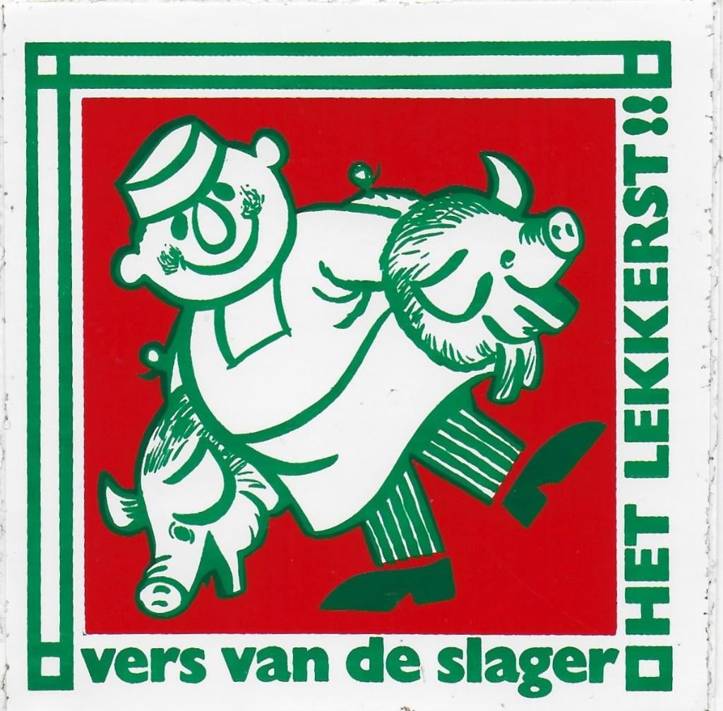 So16 sticker vers van de slager, Ophalen of Verzenden, Zo goed als nieuw
