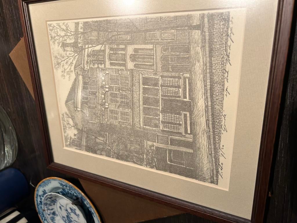 Etsen van J.H.L. Luyten, zeven verschillende, Ophalen of Verzenden