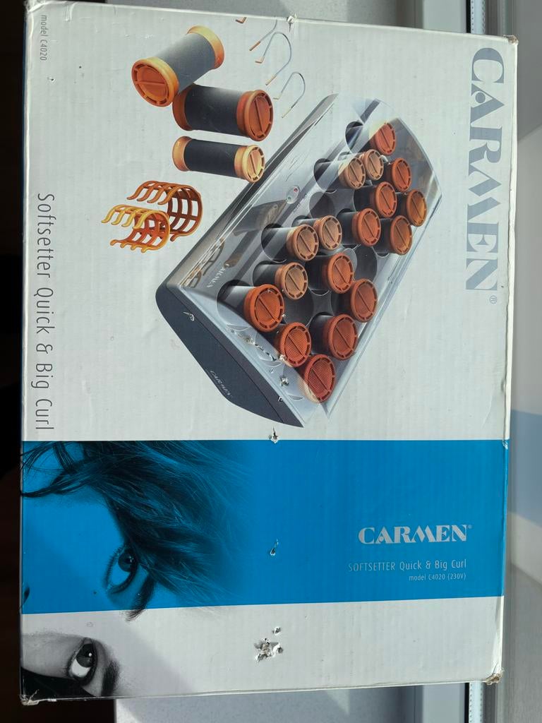 Elektrische krulset van merk Carmen, Ophalen of Verzenden, Zo goed als nieuw, Krultang of Stijltang