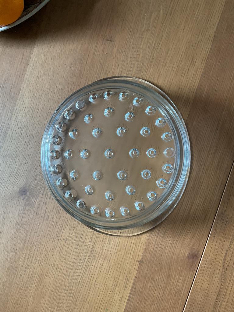 Glazen Stoomschaal / Inzet voor de sysas pan, Schaal, Rond, Ophalen of Verzenden, Glas