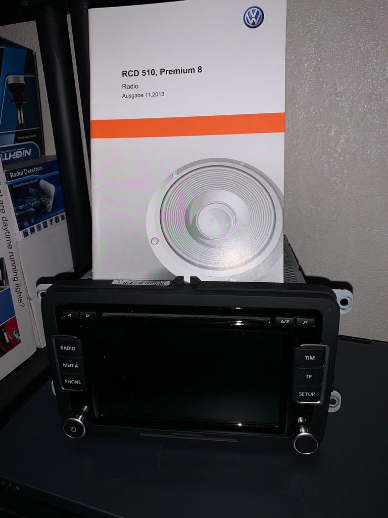 RNS RCD 510 radio sdkaard 3C8 035 195 gps mib pq display, Auto diversen, Ophalen of Verzenden, Nieuw