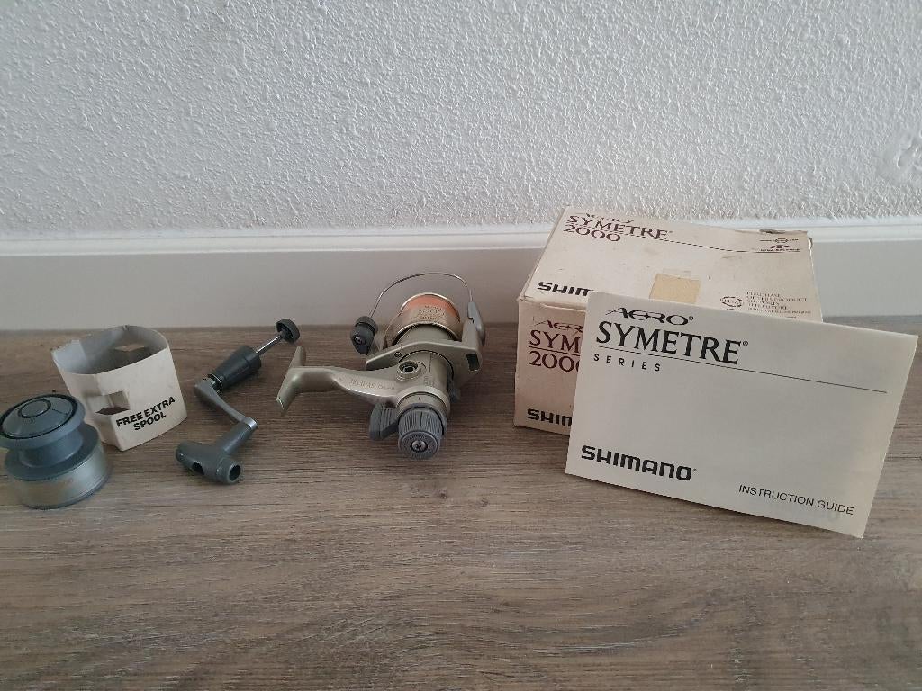 Shimano Symetre AERO 2000 vismolen, Watersport en Boten, Hengelsport | Algemeen, Ophalen of Verzenden, Gebruikt, Molen
