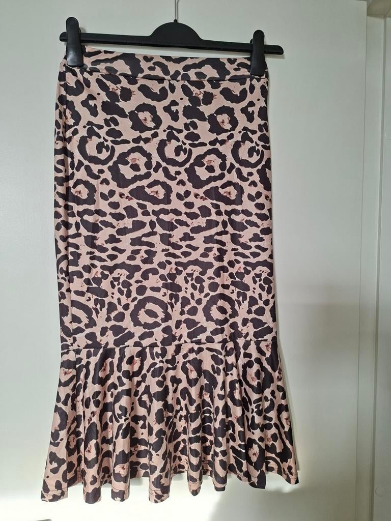 Sexy panter rok maat M, Maat 38/40 (M), Bruin, Ophalen of Verzenden, Zo goed als nieuw