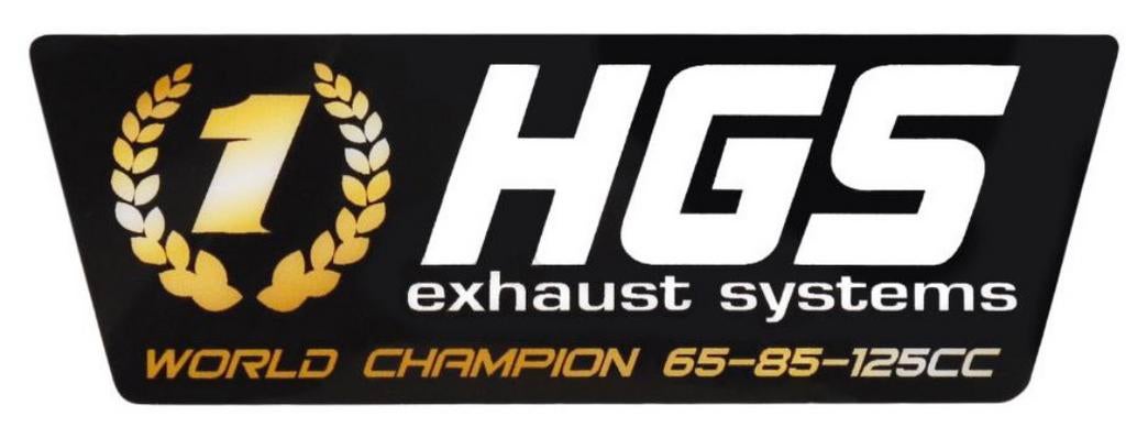 HGS uitlaat + demper KTM SX125 / Husq TC125 / GasGas MC125, Motoren, Ophalen of Verzenden, Gebruikt