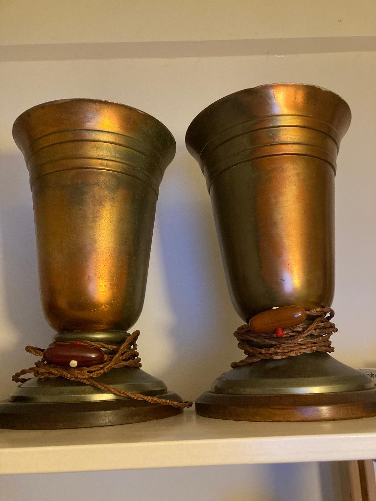 jaren 30 art deco lamp uplight / uplighter, Ophalen of Verzenden