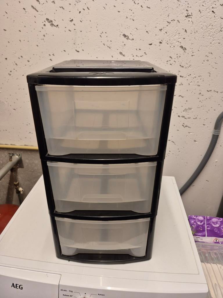 Plastic ladekastje, Huis en Inrichting, Kasten | Ladekasten, Ophalen, Minder dan 50 cm, Gebruikt, Minder dan 100 cm