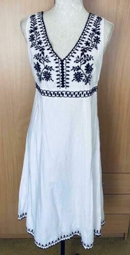 Monsoon jurk maat 40, Kleding | Dames, Maat 38/40 (M), Wit, Ophalen of Verzenden, Zo goed als nieuw