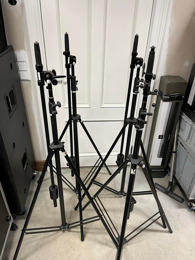 K&M Overhead Microfoonstatieven met Contragewicht (4 stuks), K&M, Gebruikt, Overige typen, K&M