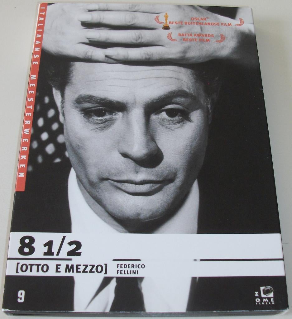 Dvd *** 8½ *** Italiaanse Meesterwerken, Vanaf 9 jaar, Ophalen of Verzenden, Zo goed als nieuw, Italië