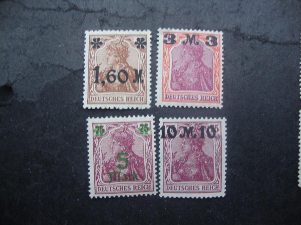 Duitse Rijk serie 154-157 Postfris., Ophalen of Verzenden, Overige periodes, Postfris