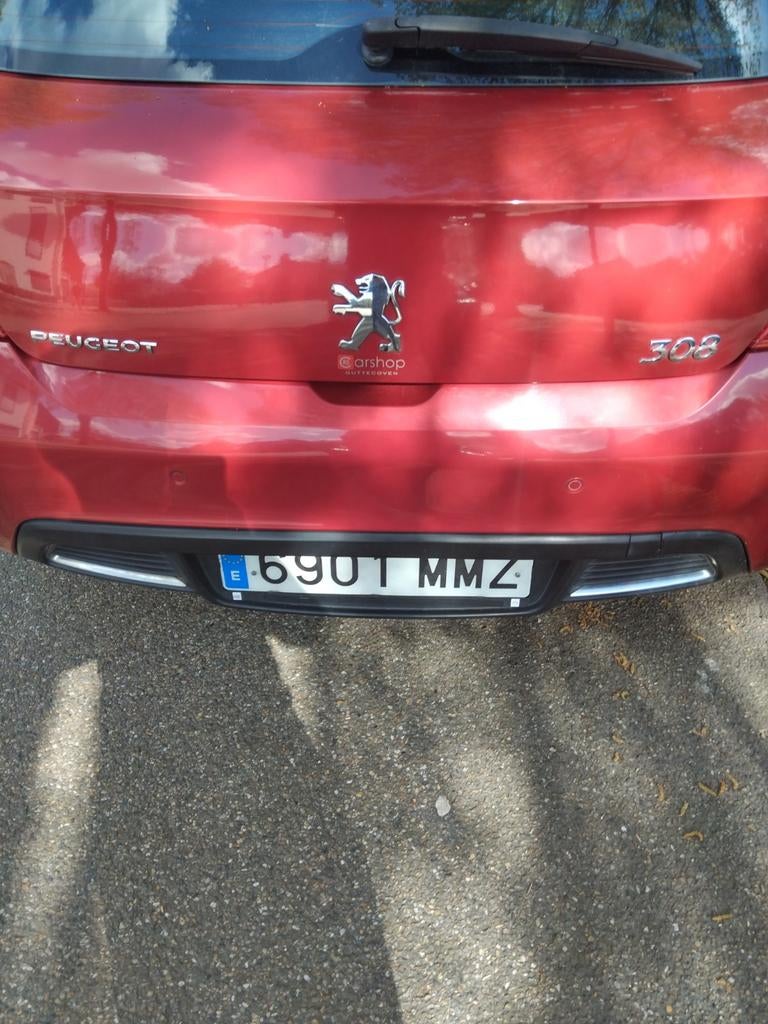 Peugeot 308 1.6  te koop  koppakking stuk  staat op spaans, Zwart, Leder, Parkeersensor, Handgeschakeld