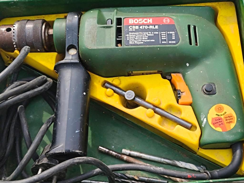 Bosch CSB 470-RLE boormachine, Ophalen