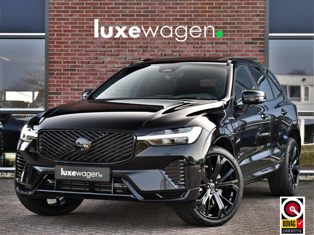 Volvo XC60 2.0 T6 Plug-in AWD Ultra Black Edition Pano ACC H, 12 maanden, Gebruikt, 4 cilinders, Leder en Stof