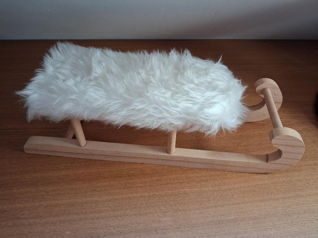 Slee decoratie winter en kleine kerstklok, Ophalen of Verzenden, Nieuw