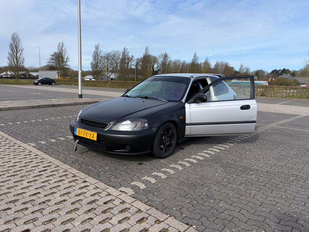 Honda Civic 1.4 I S 2000 Grijs, Voorwielaandrijving, 31 €/maand, 4 cilinders, Origineel Nederlands