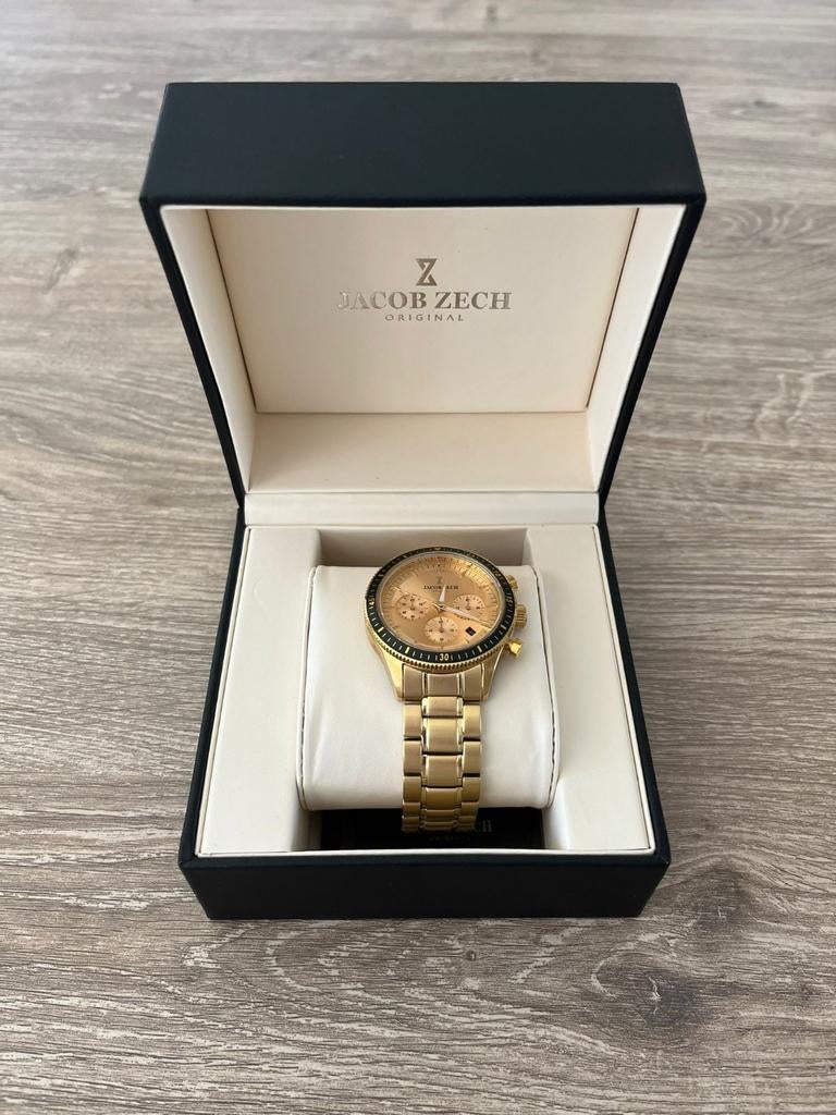 Jacob Zech horloge goudkleurig, Ophalen of Verzenden