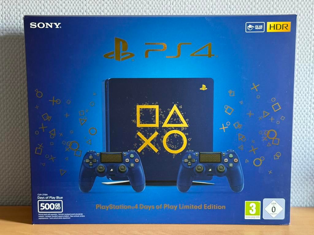 Playstation 4 Slim Days of Play Limited Edition ps4 NIEUW, Spelcomputers en Games, Spelcomputers | Sony PlayStation 4, Ophalen of Verzenden
