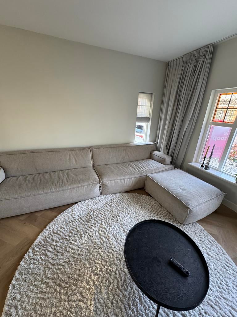 Grote bank Roadz Roden Tailor met hocker, Ophalen, 300 cm of meer, 75 tot 100 cm, Zo goed als nieuw