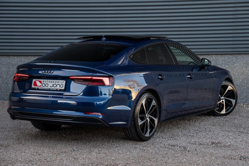 Audi A5 Sportback 1.4 TFSI 150 PK S-Line | NL Auto | Pano |, 4 cilinders, 150 pk, Blauw, A5