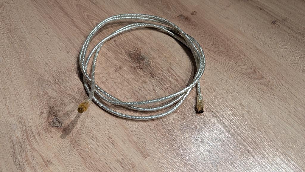 FM/TV coax cable high end 3 meter, Ophalen of Verzenden, 2 tot 5 meter, Coaxiale kabel