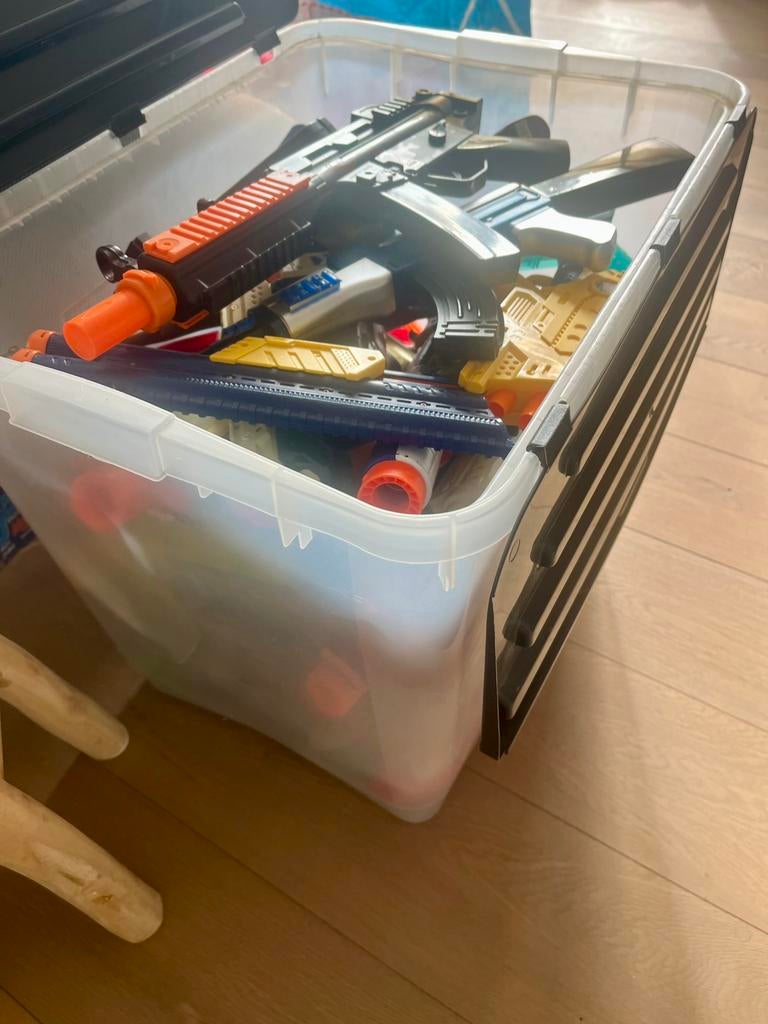 Nerfs, x shots en pijltjes, Ophalen, Gebruikt