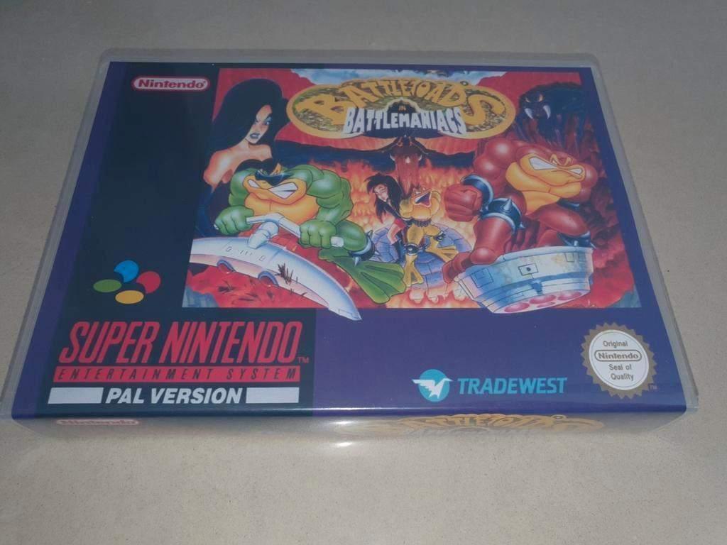 Battletoads in Battlemaniacs SNES Game Case, Spelcomputers en Games, Games | Nintendo Super NES, Avontuur en Actie, Verzenden