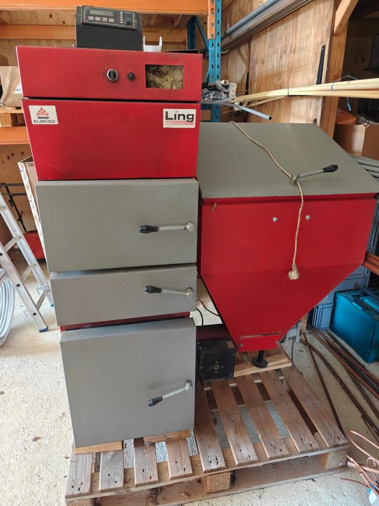 Klimosz Ling pelletkachel 25kW, Huis en Inrichting, Kachels, Ophalen of Verzenden, Overige brandstoffen, Pelletkachel
