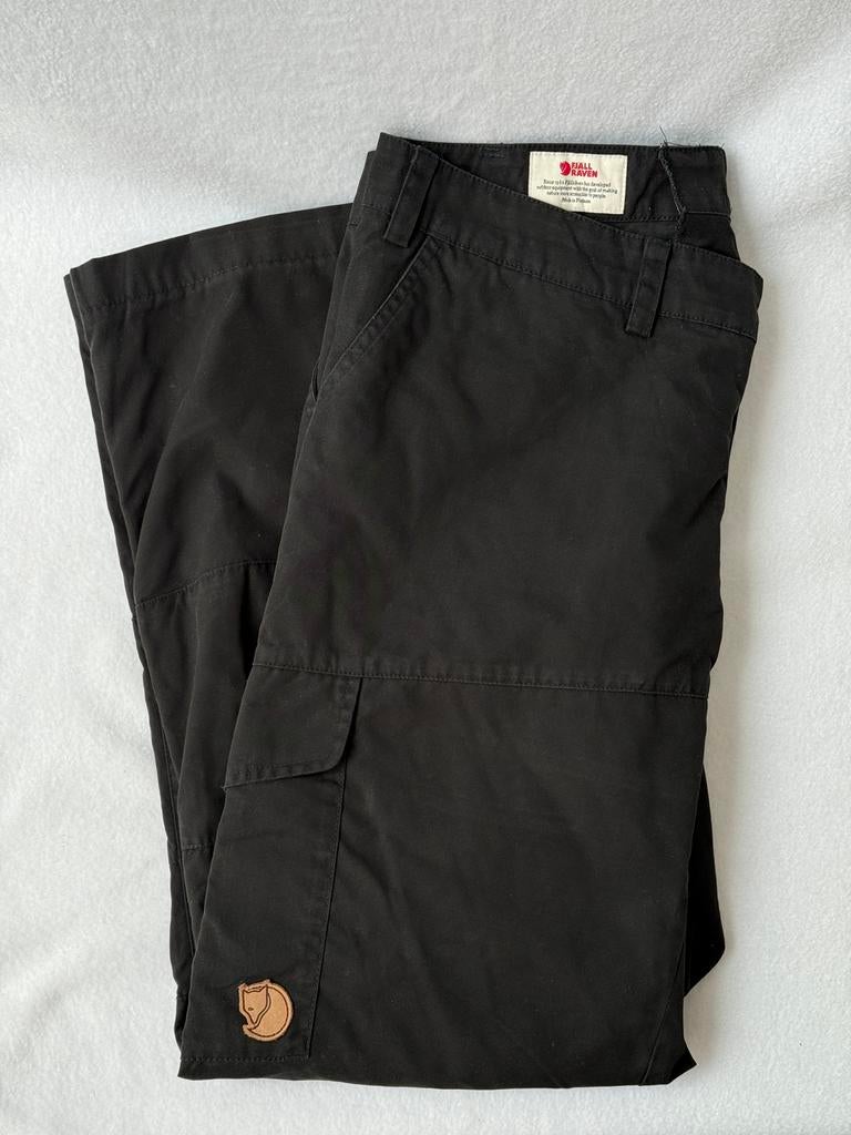 Fjällräven G-1000 Cargobroek Zwart Maat 42, Zwart, Maat 42/44 (L), Ophalen of Verzenden, Zo goed als nieuw