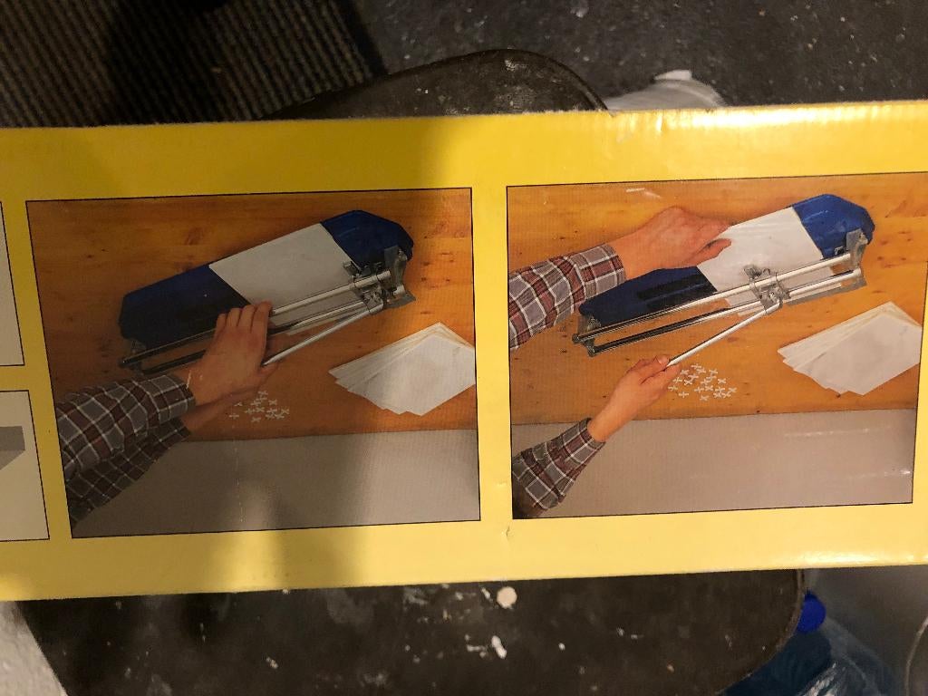 Tegelsnijder, Ophalen, Gebruikt