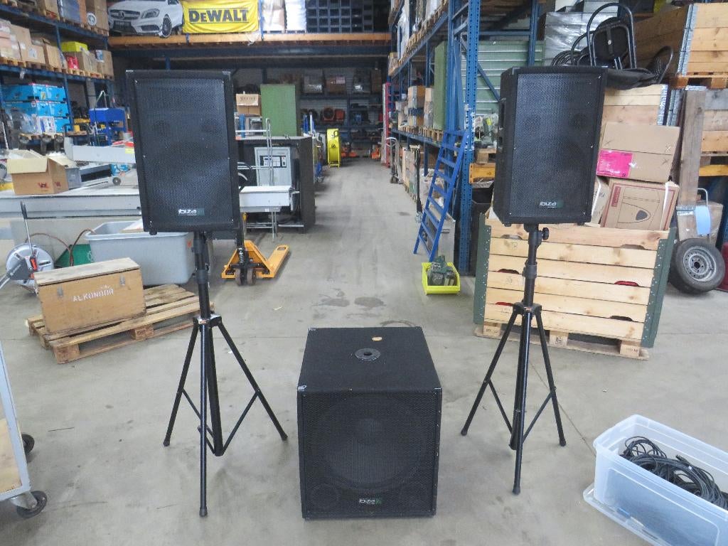 geluidsboxen op standaard incl kabels, Overige merken, Gebruikt, Ibiza.com, Zandhaarweg