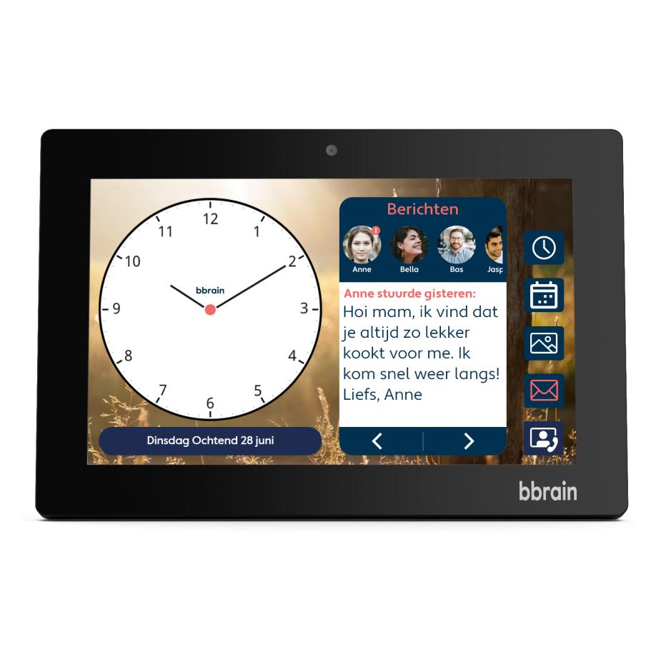 BBRAIN Family Clock - geschikt bij dementie, Ophalen of Verzenden, Zo goed als nieuw