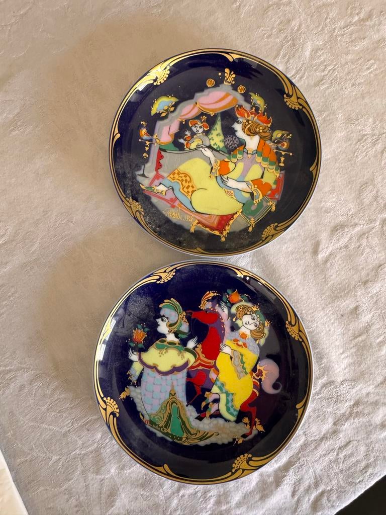 Rosenthal 'Das Zauberpferd' wandborden - Bjørn Wiinblad, Antiek en Kunst, Antiek | Wandborden en Tegels, Verzenden