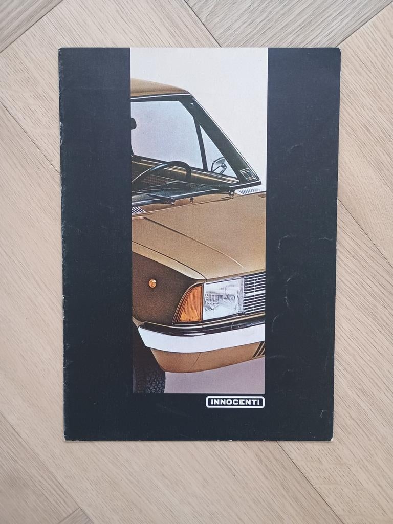 Innocenti DeTomaso brochure, Ophalen of Verzenden, Zo goed als nieuw, Overige merken