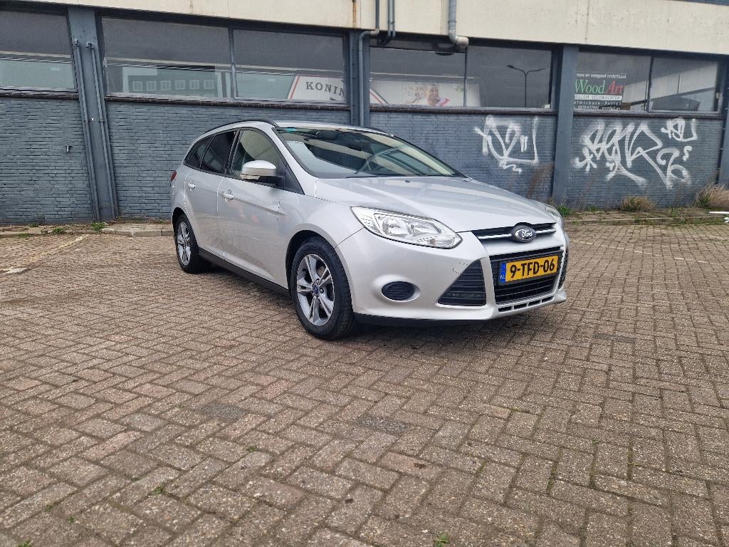 Ford Focus 1.0 Ecoboost 74KW Wagon 2014 Grijs, Auto's, Ford, Euro 5, Stof, 100 pk, Origineel Nederlands