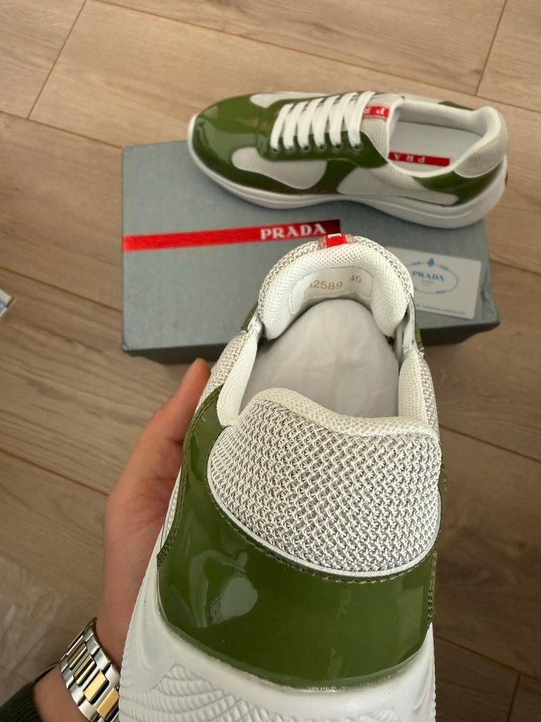 Prada America's Cup Chunky Sneakers Maat 40, Nieuw, Ophalen of Verzenden, Sneakers of Gympen, Groen