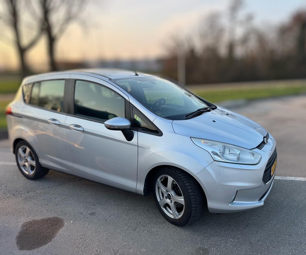 Ford B-Max 1.0 Ecoboost 74KW/100PK 2014 Grijs, Auto's, Ford, Voorwielaandrijving, 750 kg, 100 pk, Origineel Nederlands