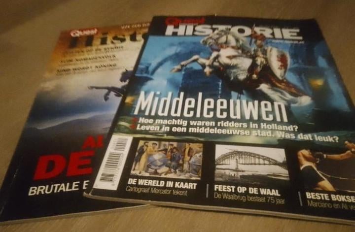 Quest historie, Ophalen, Zo goed als nieuw, Overige typen