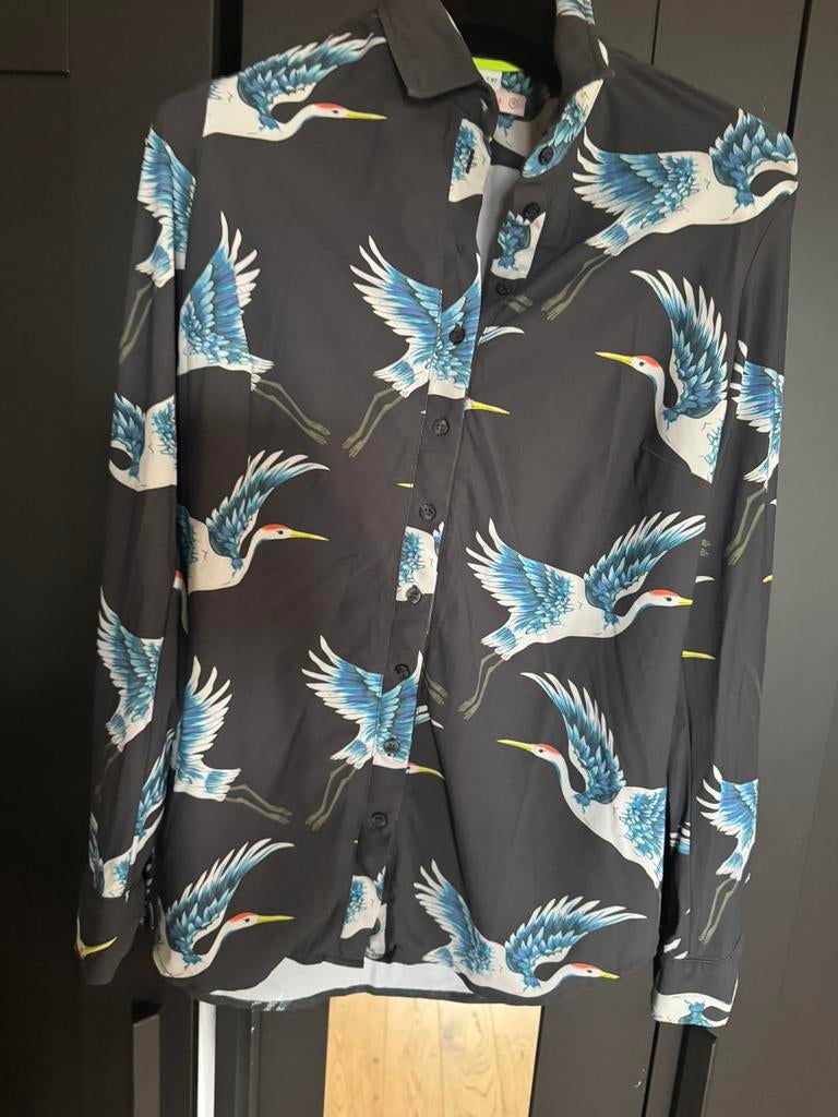 Studio Anneloes Poppy blouse Birds M, Kleding | Dames, Blouses en Tunieken, Ophalen of Verzenden, Zo goed als nieuw, Maat 38/40 (M)
