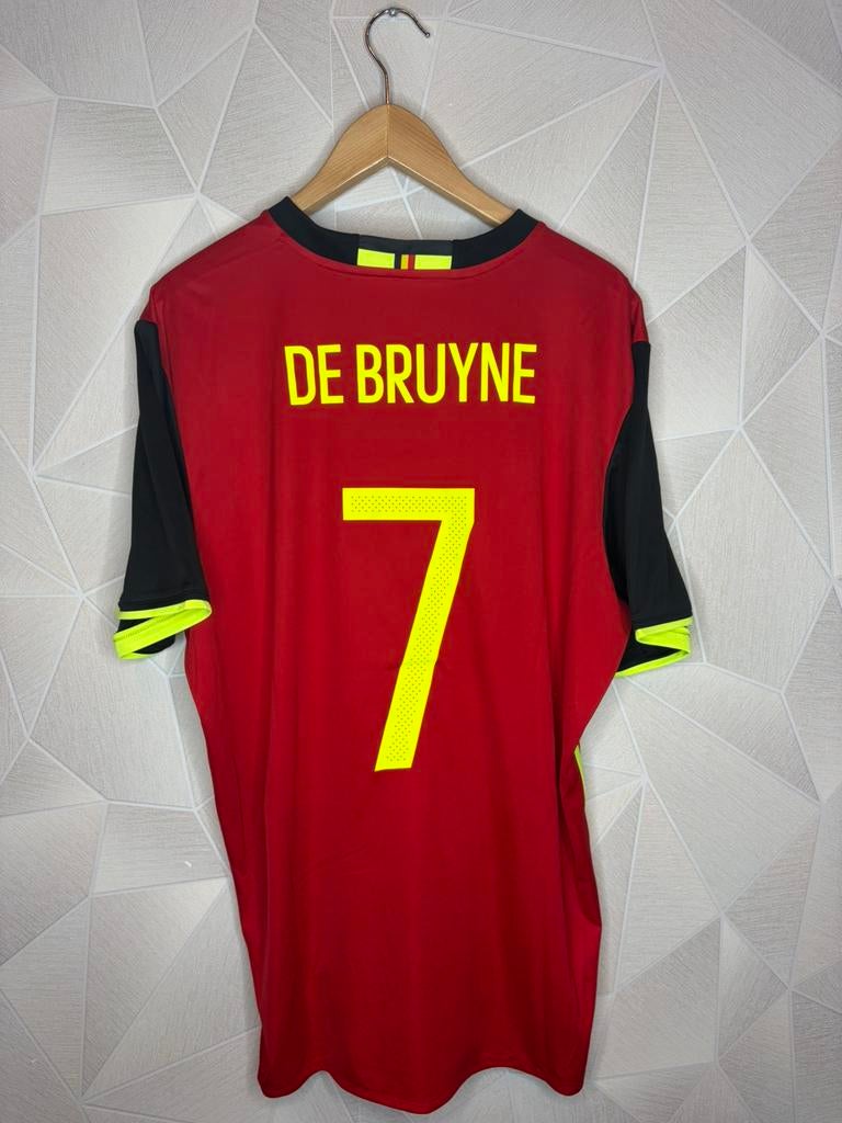 België Thuis 2016/2017 De Bruyne, Maat XL, Ophalen of Verzenden, Zo goed als nieuw, Shirt