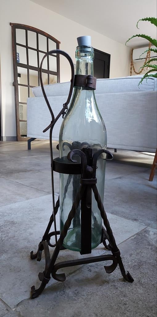 Franse demijohn wijnfles, Ophalen of Verzenden