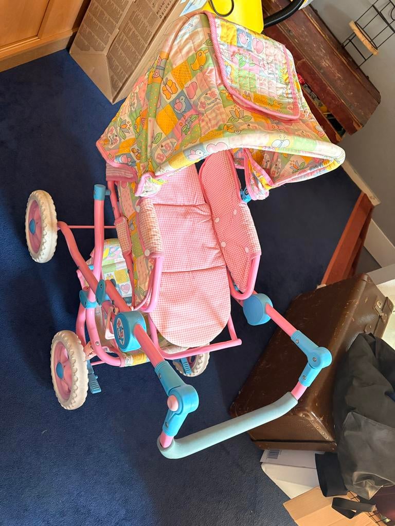 Baby born wandel poppenwagen, Kinderen en Baby's, Speelgoed | Overig, Ophalen, Gebruikt, Meisje