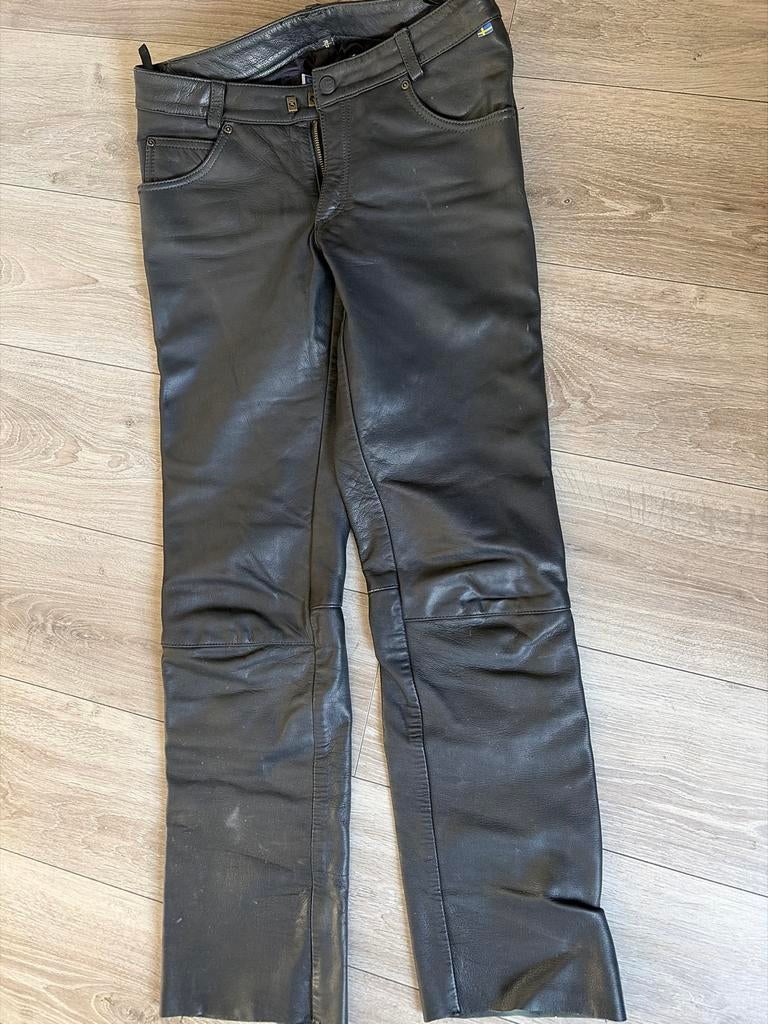 Jofama Leren dames motor Broek Zwart Maat M, Motoren, Kleding | Motorkleding, Ophalen, Tweedehands, Broek | leer
