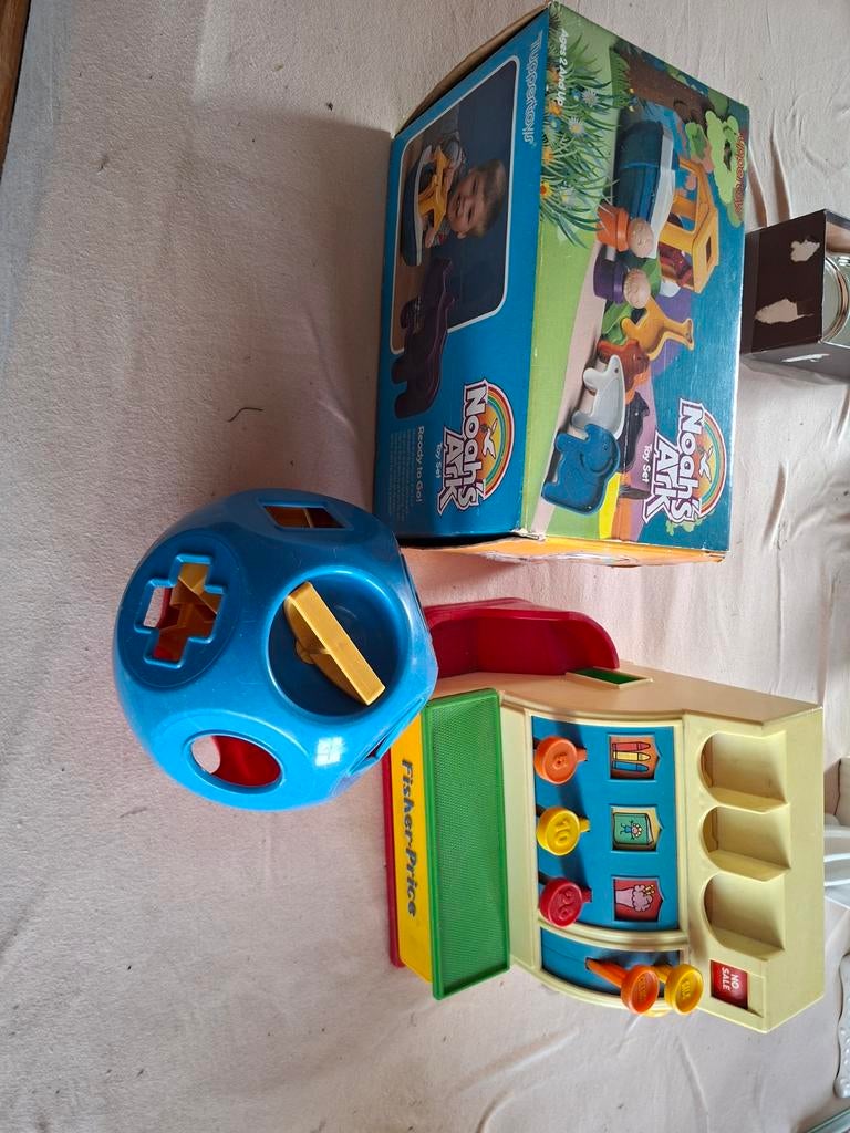 Speelgoed set: Noah's Ark en Fisher-Price kassa, Ophalen of Verzenden, Gebruikt, Jongen of Meisje